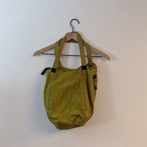 Kipling Solid Green Hand Bag